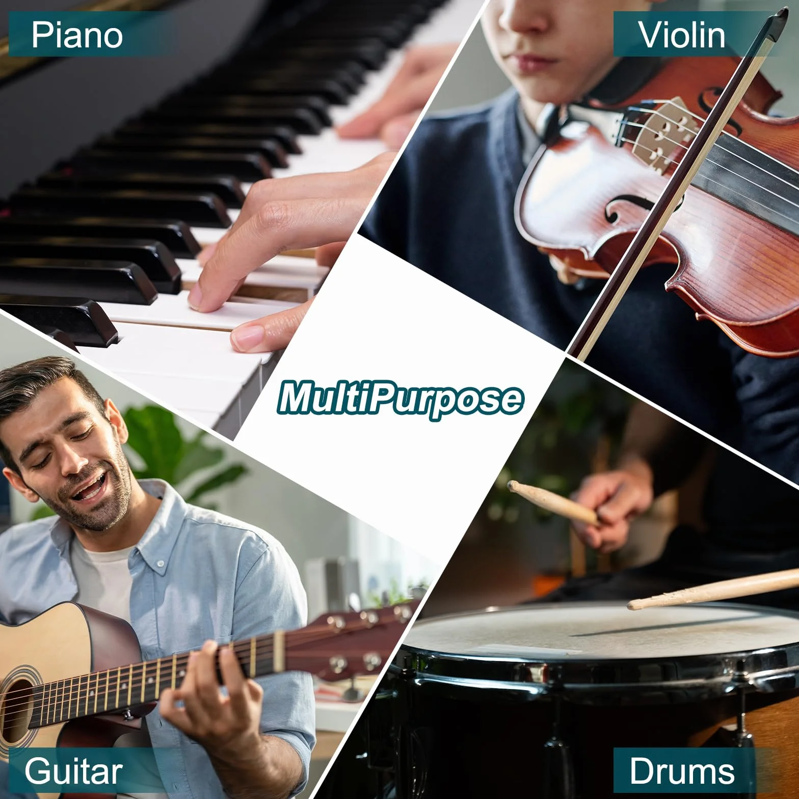 QUARKZMAN Mini Mechanisches Metronom Hohe Genauigkeit Professioneller Musiktimer Universelles Metronom Für Piano Gitarre Violine Ukulele Spieler Schwarz